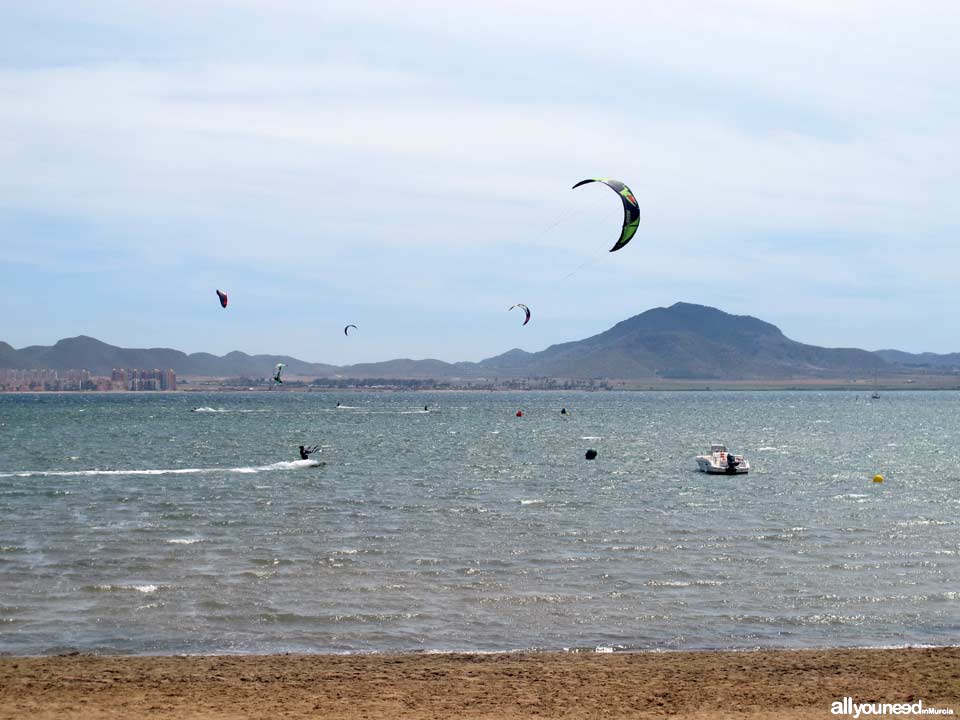 Isla del Ciervo Beach in La Manga del Mar Menor