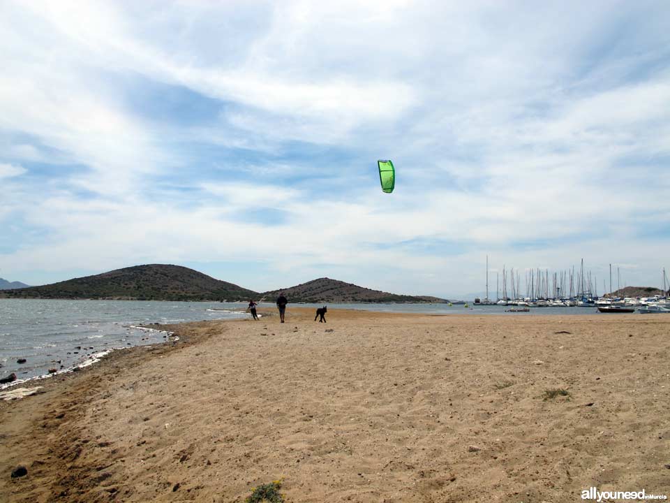 Playa Isla del Ciervo en la Manga del Mar Menor