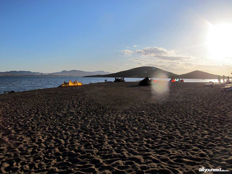 Playa Isla del Ciervo en la Manga del Mar Menor