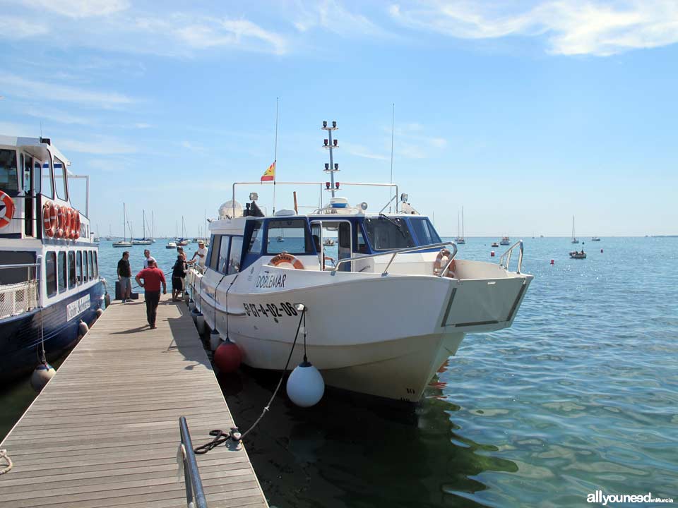 Ferry La Manga - Santiago de la Ribera. Rutas marítimas en barco.