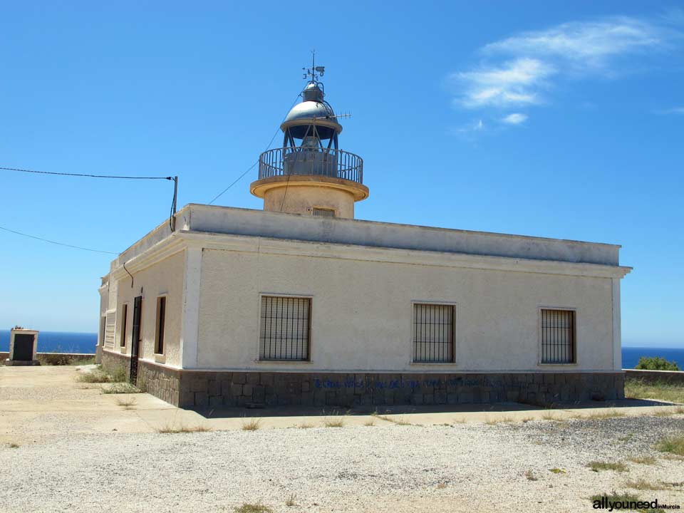 Portman Lighthouse in La Unión. Murcia