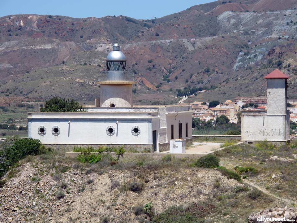 Portman Lighthouse in La Unión. Murcia