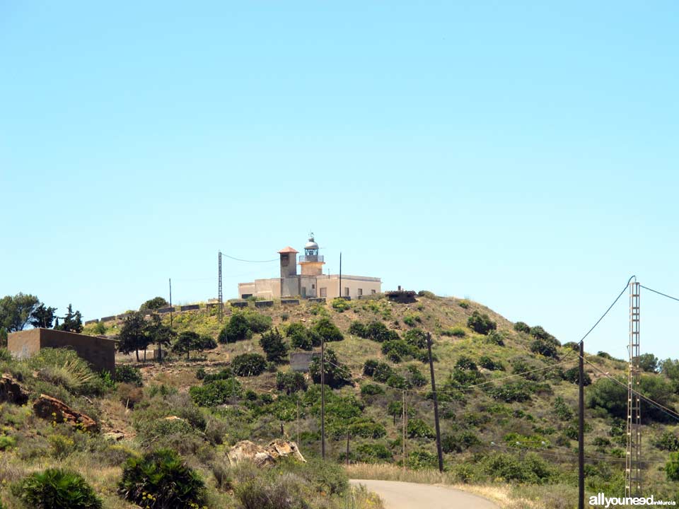 Portman Lighthouse in La Unión. Murcia