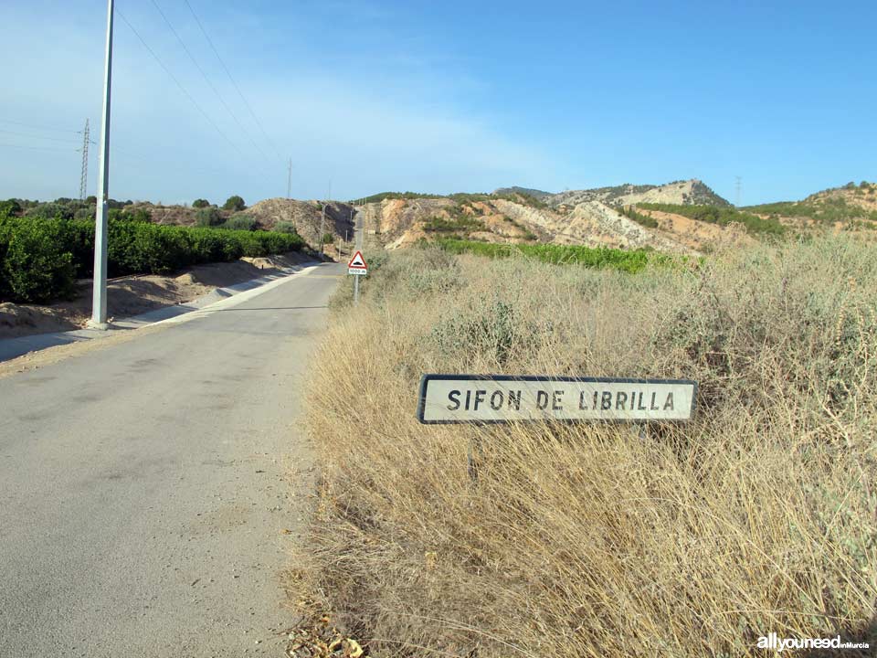 Ruta Barranco del Infierno. Senderismo en Librilla. Sifón de Librilla