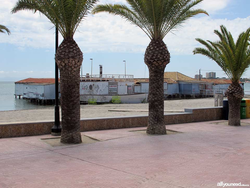 Antiguo Balneario De Lo Pagan en la actualidad