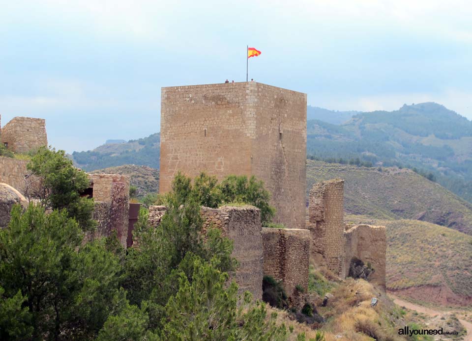 Castillo de Lorca. La Fortaleza del Sol. Castillos de España.