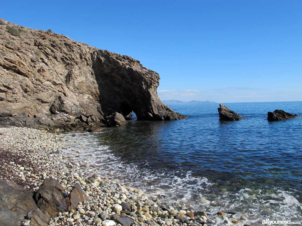 Cala de la Gruta. Playas de Lorca