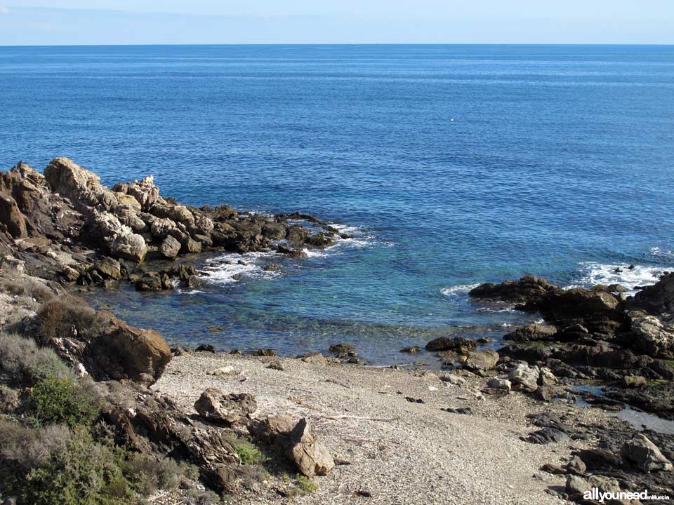 Playa Cuartel del Ciscar - Playa del Pelo. Playas de Lorca