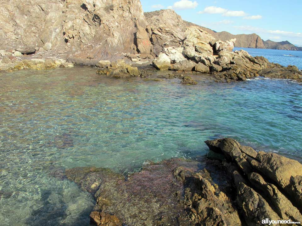 Playa Cuartel del Ciscar - Playa del Pelo. Playas de Lorca