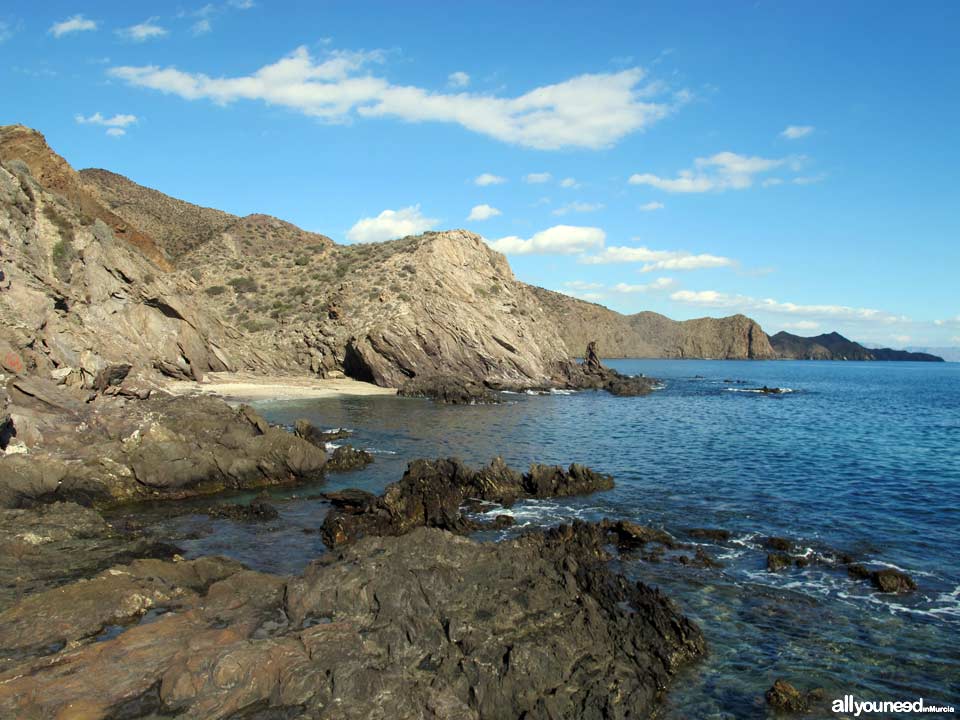 Playa Cuartel del Ciscar - Playa del Pelo. Playas de Lorca