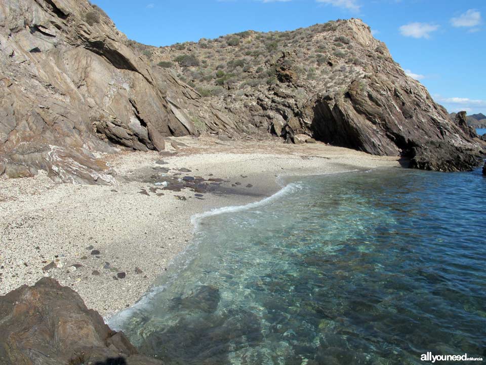 Playa Cuartel del Ciscar - Playa del Pelo. Playas de Lorca