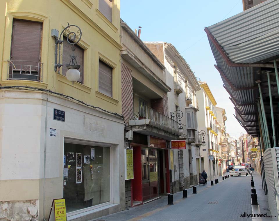 Streets in Lorca. Calle de Corredera