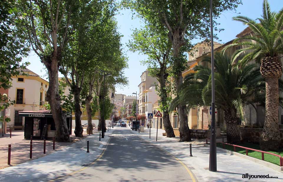 Streets in Lorca. Calle de Santo Domingo