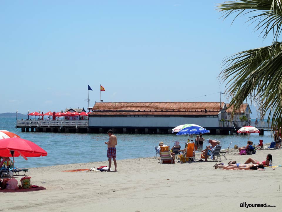 Playa Manzanares en los Alcázares