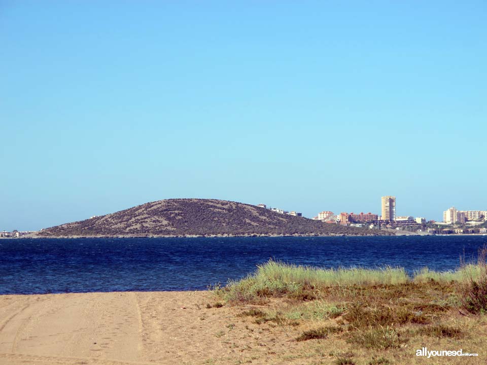 Perdiguera Island in Mar Menor