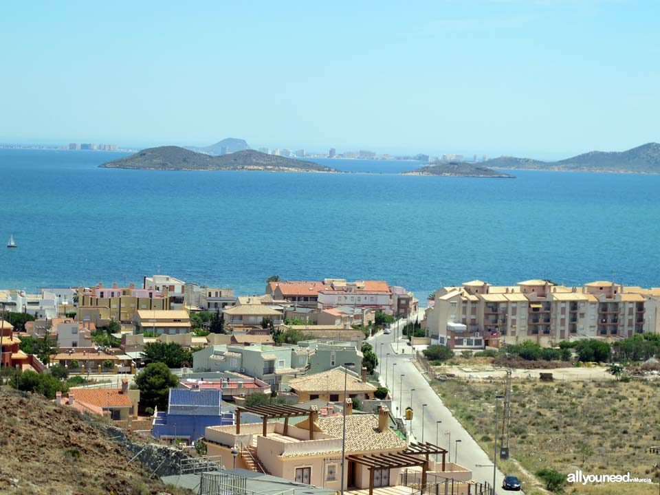 Isla Perdiguera en el Mar Menor