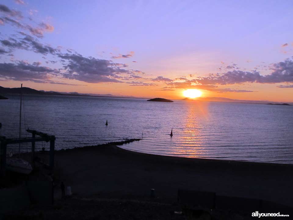 Rondella Island in Mar Menor