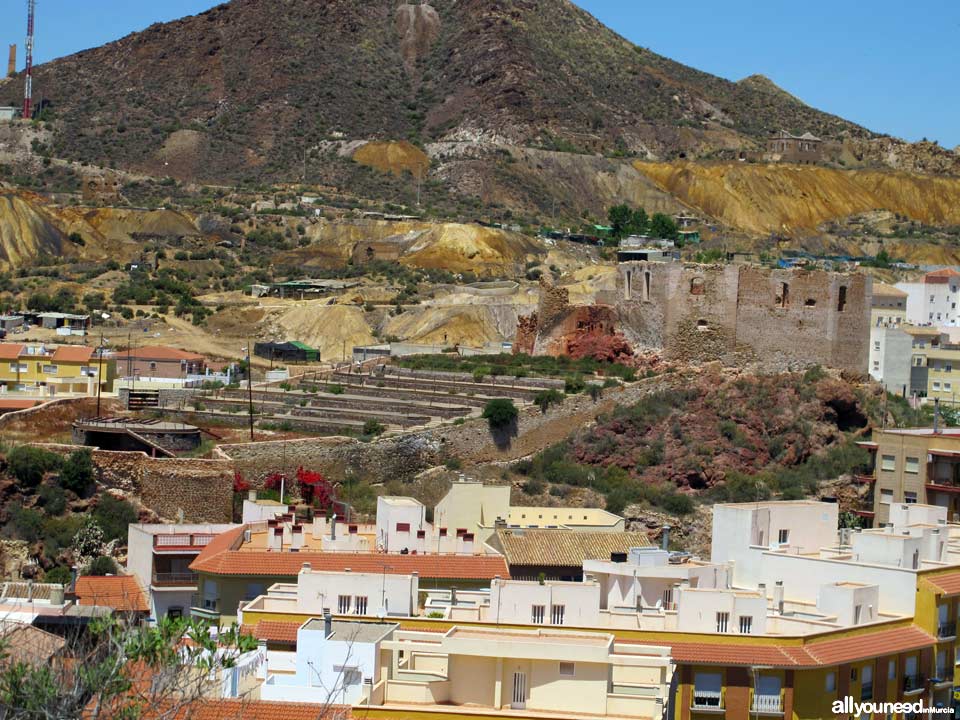 Castillo de Vélez en Mazarrón. Castillos de Murcia