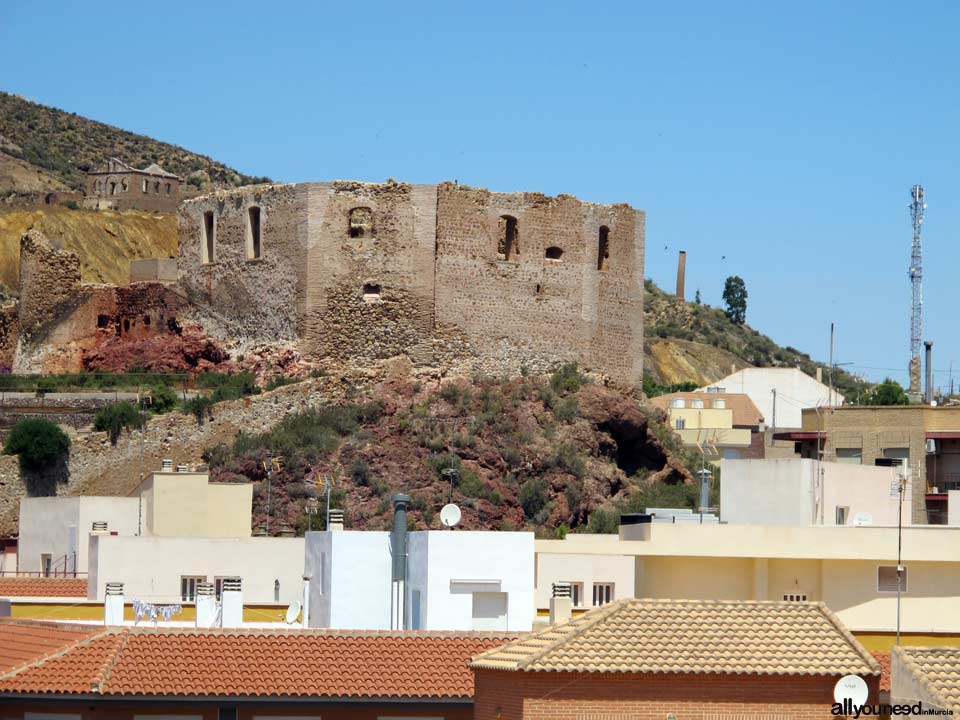 Vélez Castle in Mazarrón. Castles of Murcia