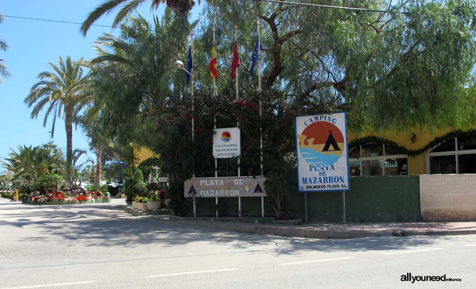 Camping Playa de Mazarrón. Disfruta al aire libre.