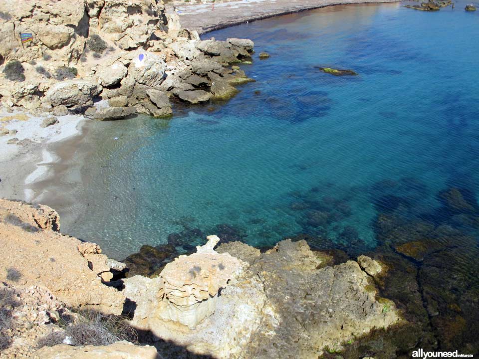 Cala Desnuda. Playa nudista en Mazarrón