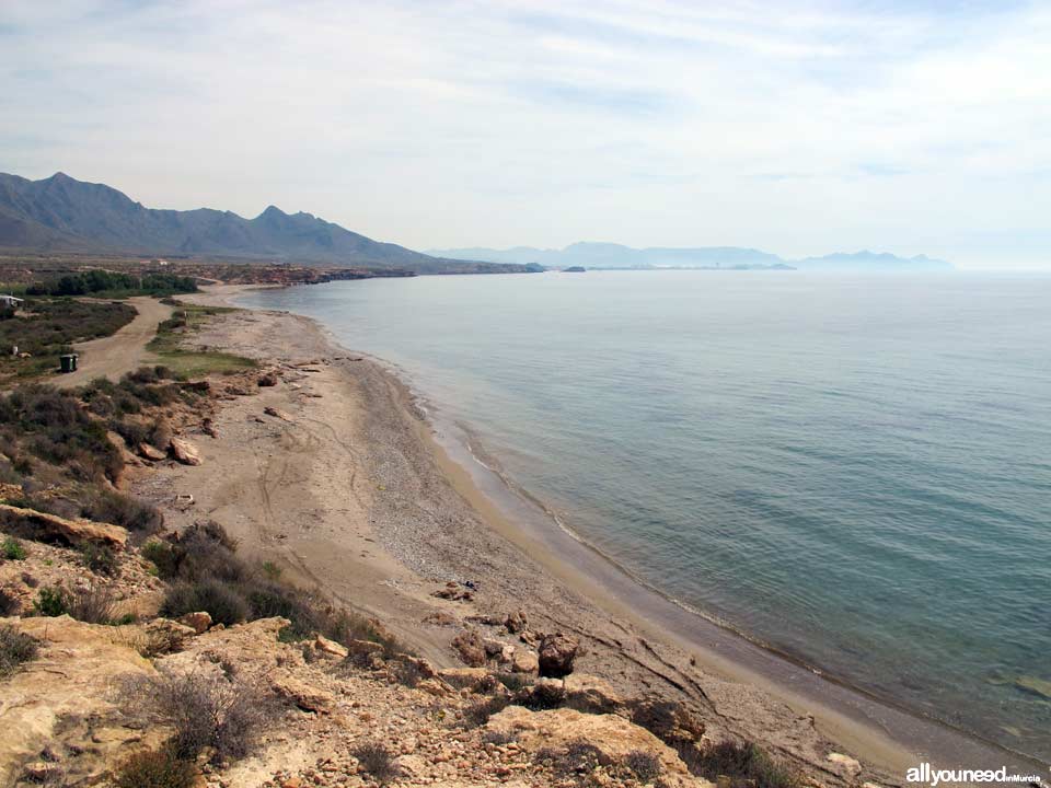 Playa Cabezo de la Pelea. Playas de Mazarrón