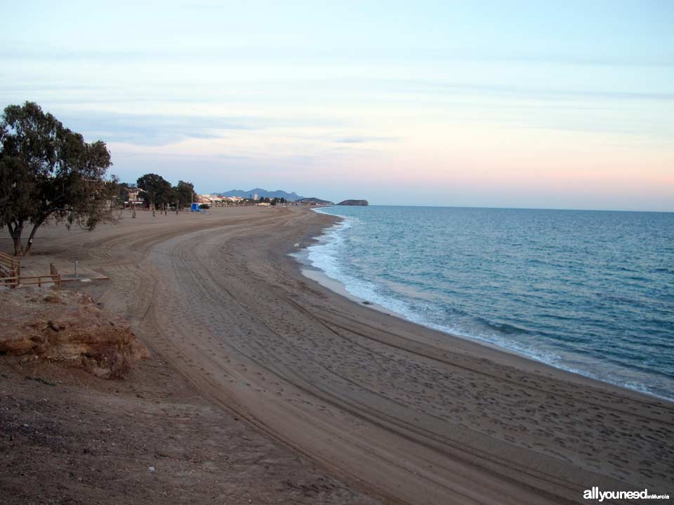 Playa de Bolnuevo. Playas de Mazarrón