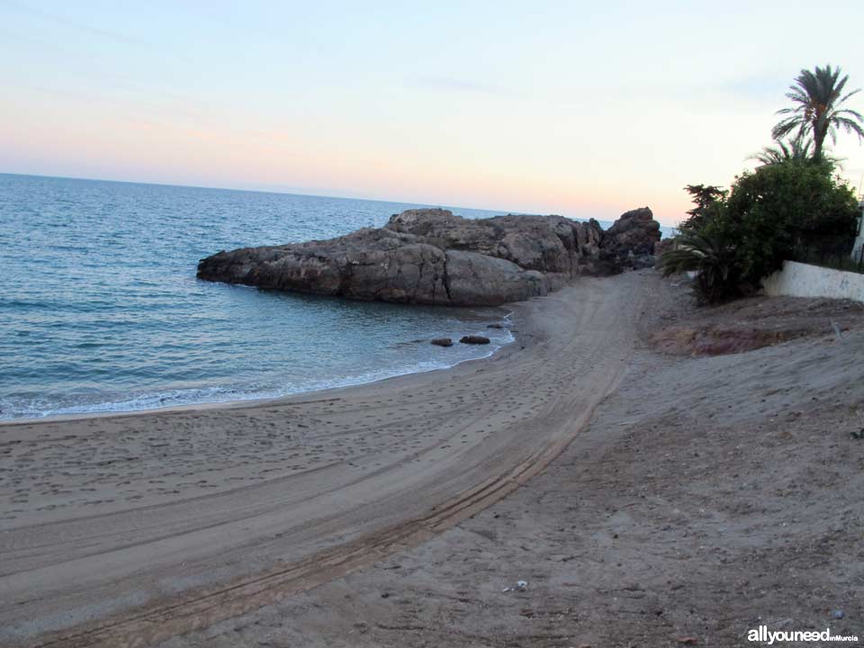 Playa de Bolnuevo. Playas de Mazarrón