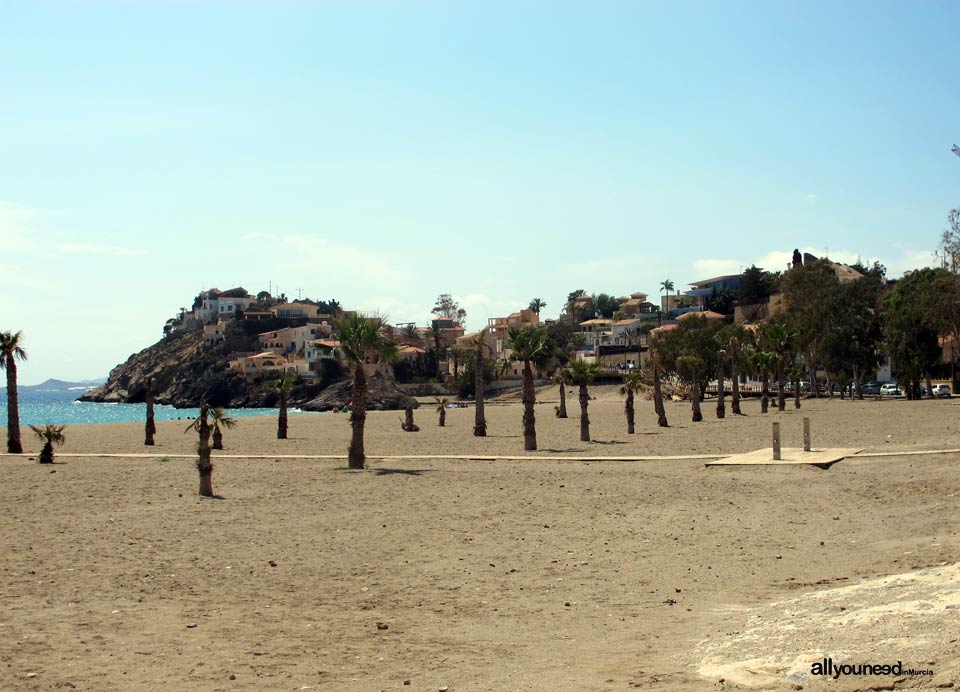 Playa de Bolnuevo. Playas de Mazarrón