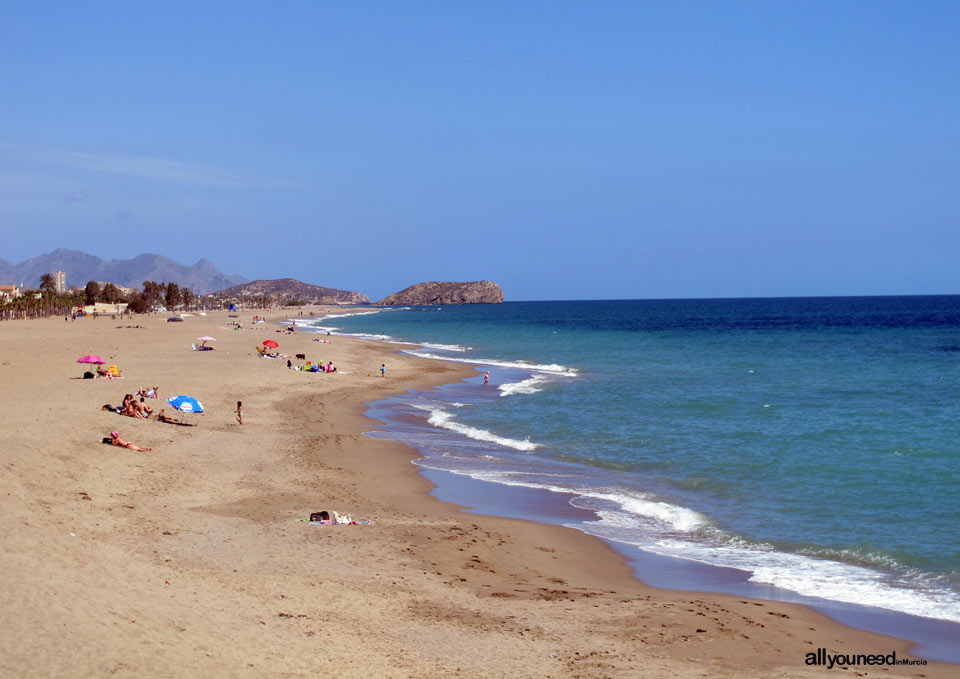 Playa de Bolnuevo. Playas de Mazarrón