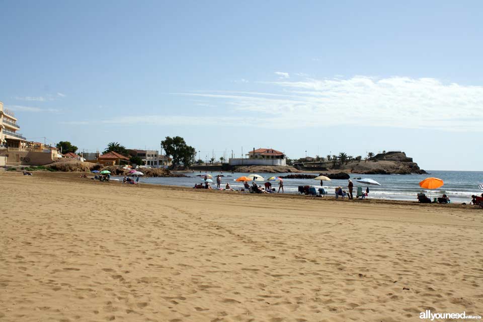 Playa Junta de los Mares, playa de la Reya