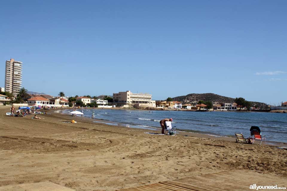 Playa Junta de los Mares, playa de la Reya