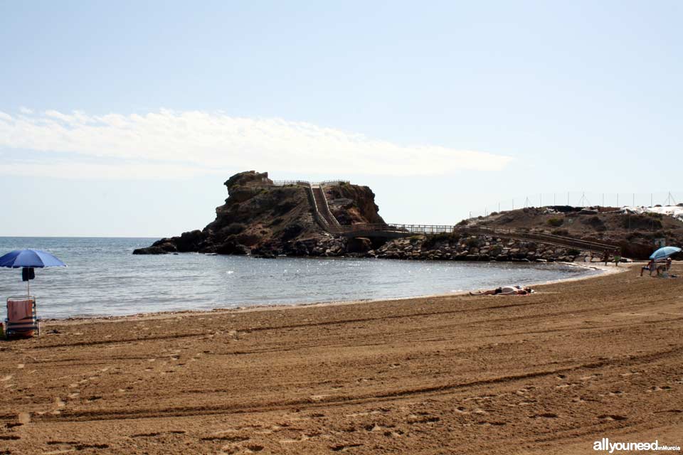 Playa Junta de los Mares, playa de la Reya