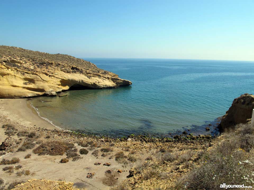 Playa del Palomarico en Mazarrón