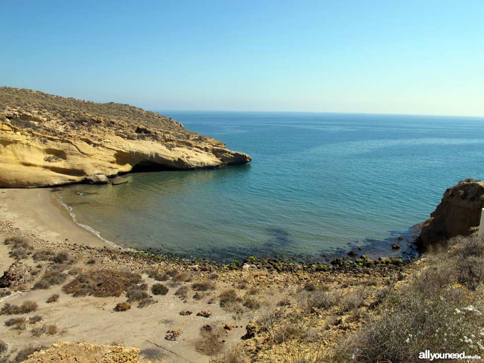 Playa del Palomarico en Mazarrón