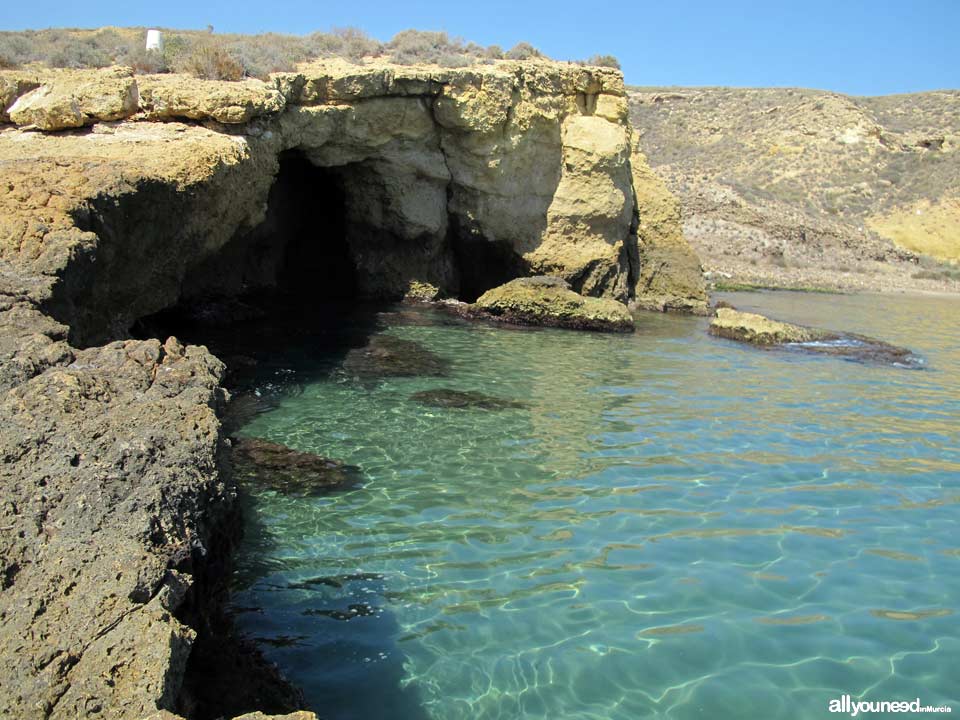 Playa del Palomarico en Mazarrón