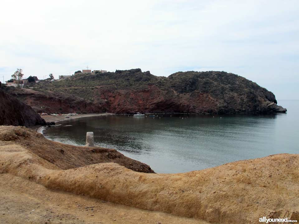 Playa del Rincón. Playa nudista en Mazarrón