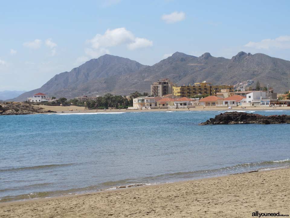 Playa la Bahía. Playas de Mazarrón