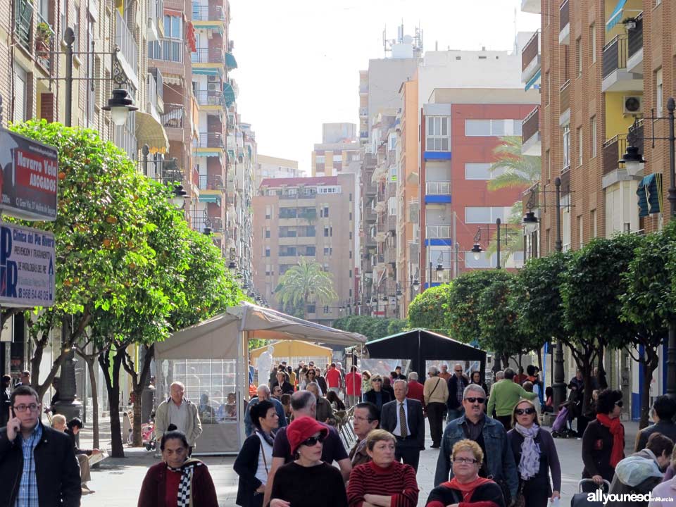 Paseo de los Rosales de Molina de Segura