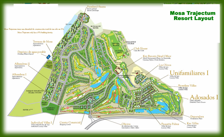 Mosa Trajectum. Campo de golf en Murcia