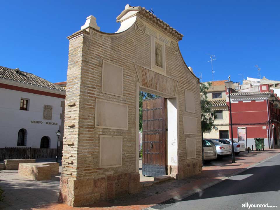 Archivo Municipal. Portada del antiguo Hospital de la Purísima Concepción