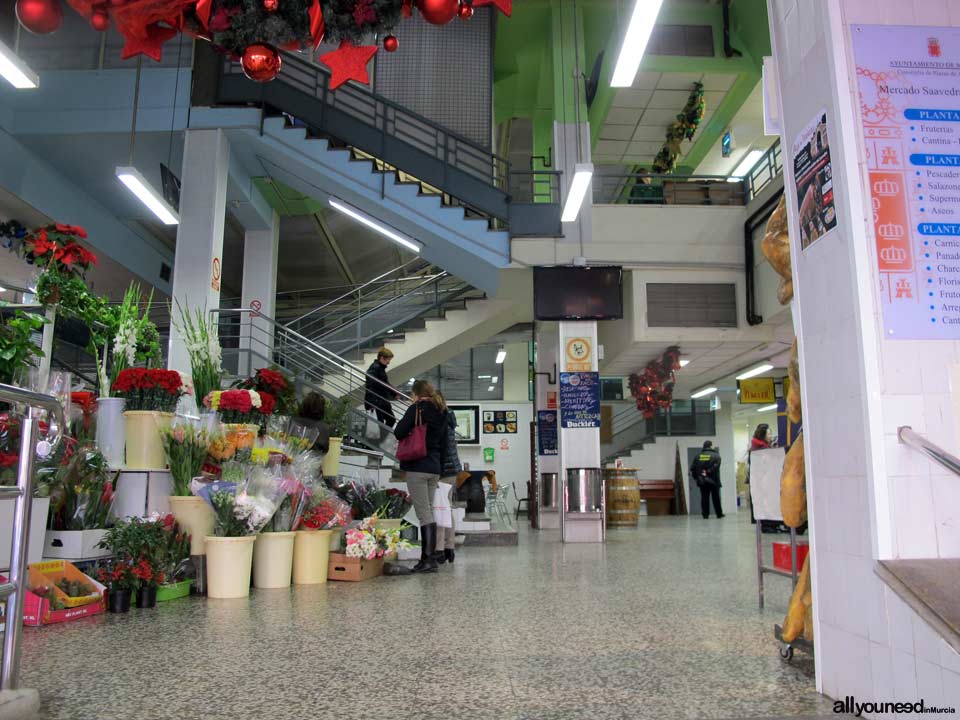 Mercado de Saavedra Fajardo en Murcia