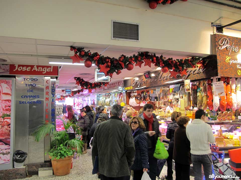 Mercado de Saavedra Fajardo en Murcia