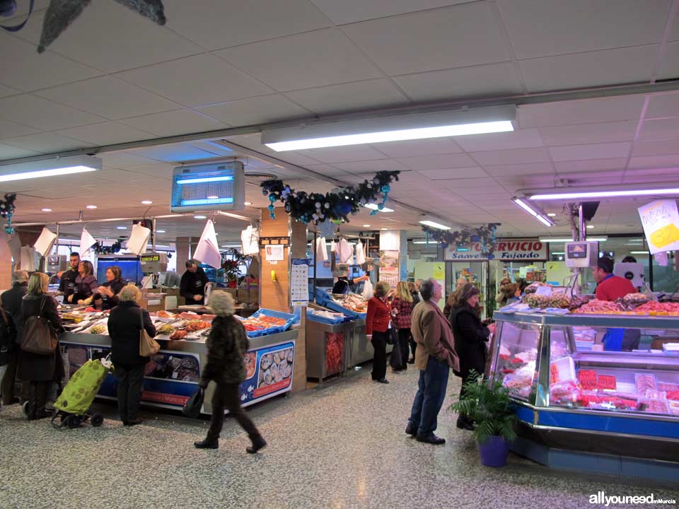 Mercado de Saavedra Fajardo en Murcia