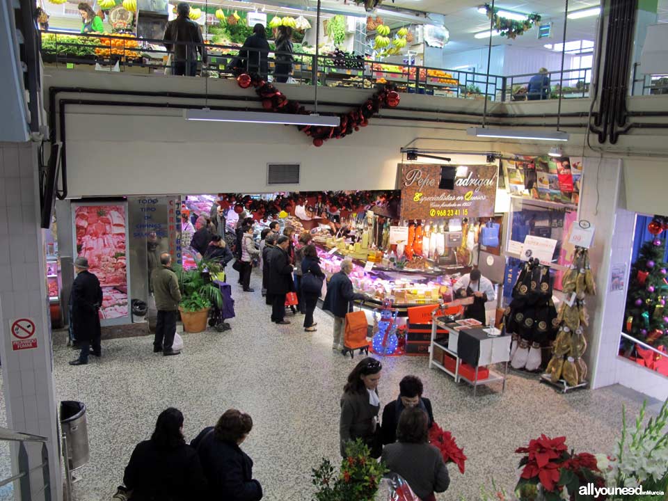 Mercado de Saavedra Fajardo en Murcia