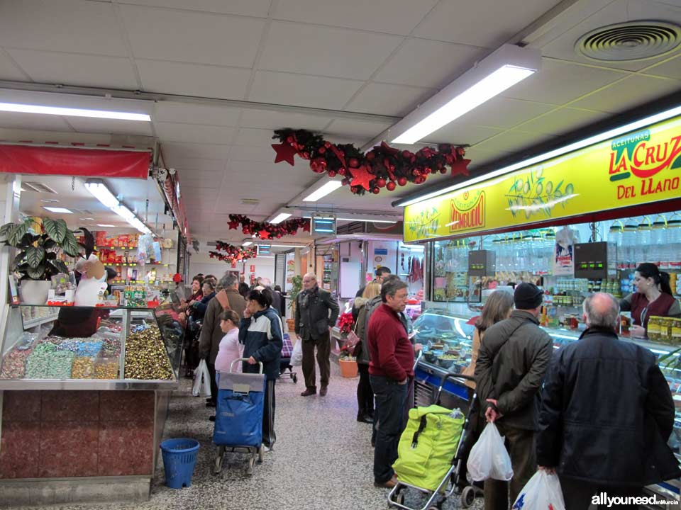 Mercado de Saavedra Fajardo en Murcia