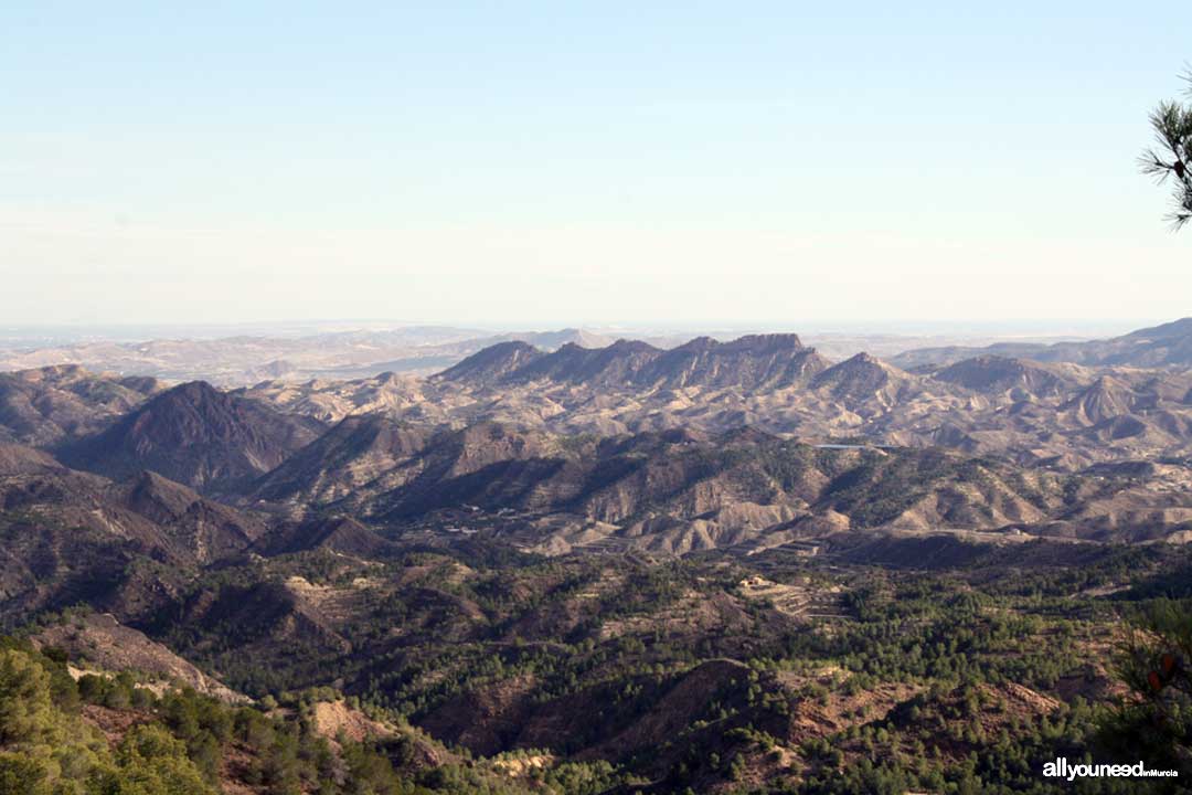 Ruta Cresta del Gallo-Pico del Relojero. Senderismo en Murcia