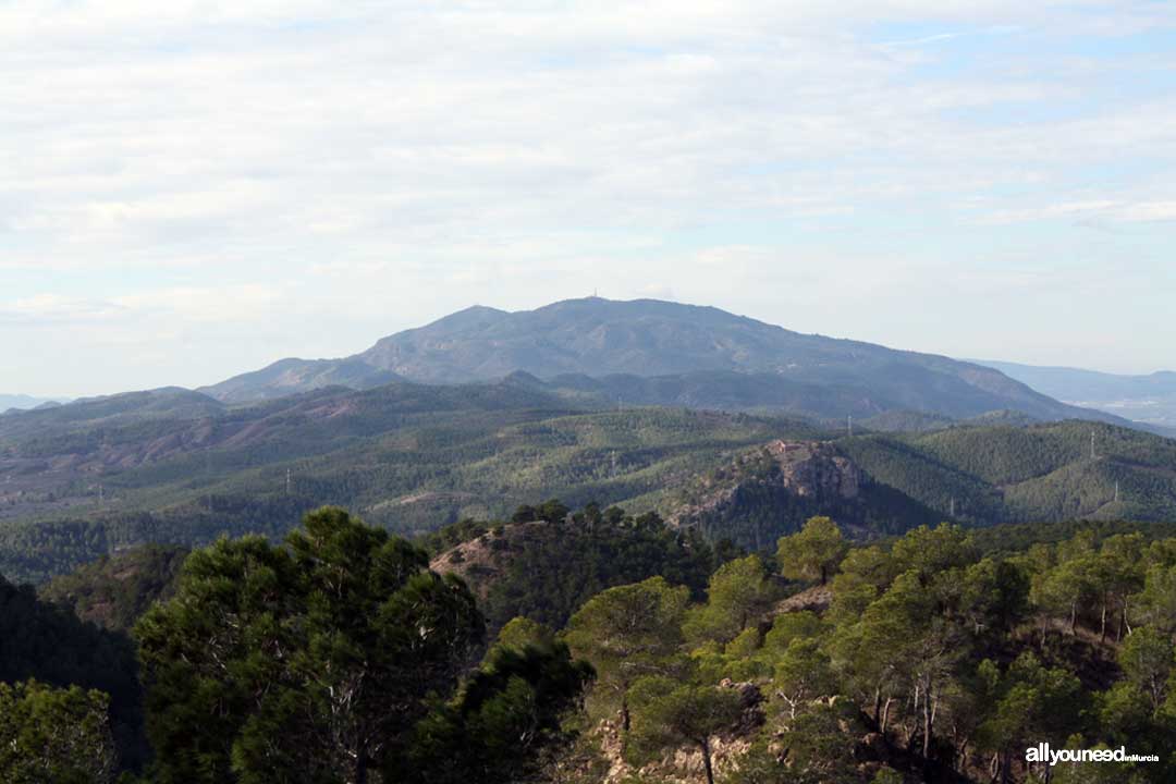 Ruta Cresta del Gallo-Pico del Relojero. Carrascoy. Senderismo en Murcia