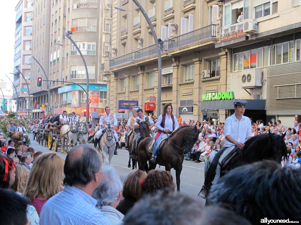 Bando de la Huerta. Fiestas de Primavera de Murcia. Desfile