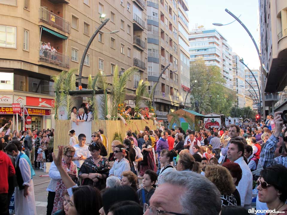 Bando de la Huerta. Fiestas de Primavera de Murcia. Desfile